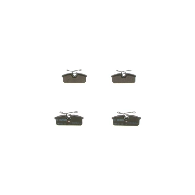 Billede af BOSCH 0 986 424 275 Bremseklodser Low Metallic med anti knirke plade, monteringsvejledning RENAULT: Twizy