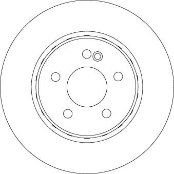 Billede af TRW DF6646S Bremseskiver 300 12 5 112 fuldstændigt, todelt bremseskive lakeret MERCEDES BENZ: C klasse T modell, Sedan, Coupe