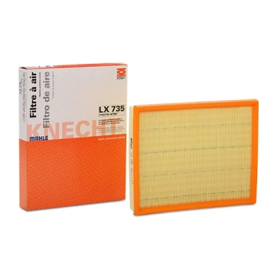 Billede af MAHLE ORIGINAL LX 735 Luftfilter 41,9 235 294,0 Filterindsats BMW: 1 Hatchback, 3 Sedan, OPEL: Insignia A Sports Tourer, Zafira B, FORD: Grand C Max