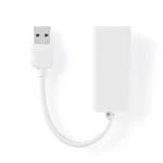 Billede af USB A Adapter 3.2 Gen 1 Han RJ45 Hun Gbps 0.20 m Runde Nikkelplateret ABS Hvid Box