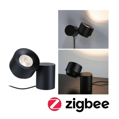 Billede af Paulmann Puric Pane ZigBee bordlampe, højde 16 cm