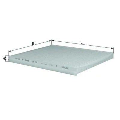 Billede af Filter, indvendig luft KNECHT LA 199