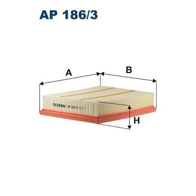 Billede af FILTRON AP 186/3 Luftfilter 50 199 246 Filterindsats FORD: Mondeo 5 Kombi, S Max Mk2,