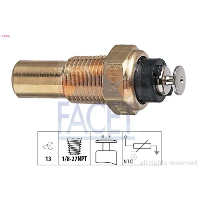 Billede af FACET 7.3014 Kølevæsketemperatur Sensor Made in Italy OE Equivalent CHEVROLET: Nubira Stationcar