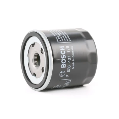 Billede af BOSCH F 026 407 176 Oliefilter M 20 x 1,5 med en returløbs stop ventil Påskruet filter RENAULT: SCENIC 3, Kadjar, Captur, DACIA: Duster II, SANDERO 2