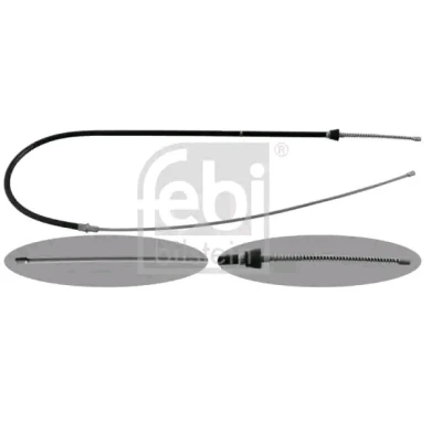 Billede af FEBI BILSTEIN 48302 Håndbremsekabel bagved til venstre, højre 1518, 810 VOLKSWAGEN: up! Hatchback, SEAT: Mii, SKODA: Citigo