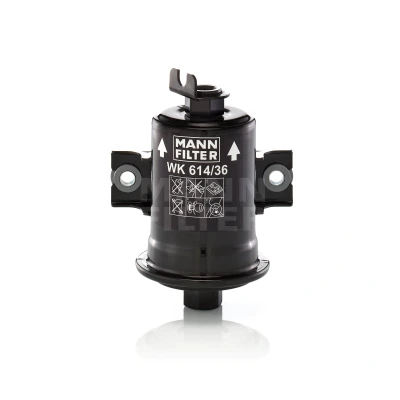 Billede af MANN FILTER WK 614/36 x Brændstoffilter Ledningsfilter med pakning TOYOTA: Starlet V Hatchback, Corolla VII Compact, IX Hatchback