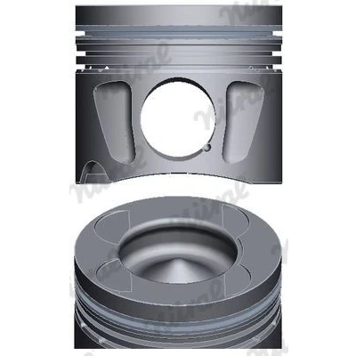 Billede af NÜRAL 87 427400 30 Motor Stempel 83 til cylinder 4 6 med bøsning bolthul, kølekanal, stempelringholder, Trapez plejlstang DuraBowl