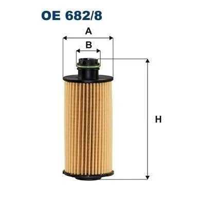 Billede af FILTRON OE 682/8 Oliefilter Filterindsats ALFA ROMEO: Giulia Sedan