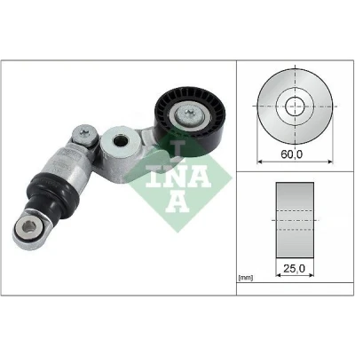 Billede af INA 534 0585 10 Remstrammer, kilerem MAZDA: 2 Hatchback, 3 Hatchback
