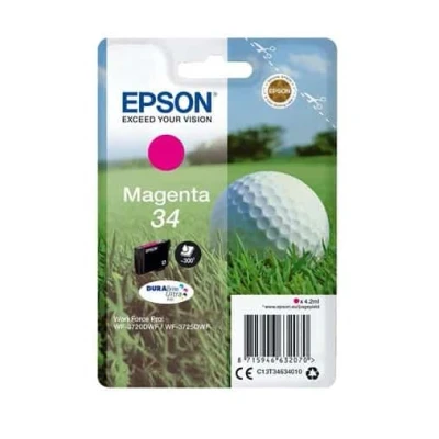 Billede af Epson 34 Magenta Standard Original Blækpatron