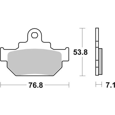 Billede af TRW Organic Allround MCB550 Bremseklodser