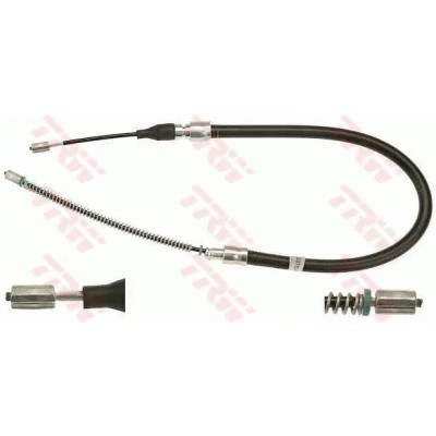 Billede af TRW GCH1666 Håndbremsekabel 635, 363 Tromlebremse VOLKSWAGEN: Polo II Coupe, Hatchback