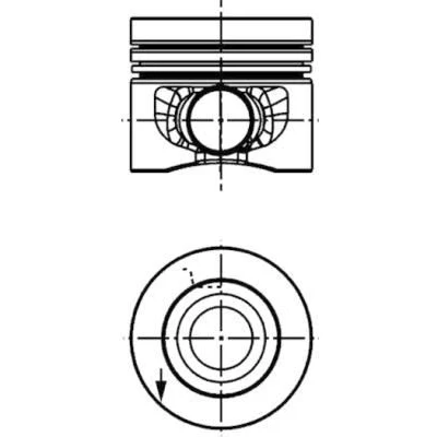 Billede af KOLBENSCHMIDT 40353610 Motor Stempel 81,26 AUDI: A3 Hatchback, A4 B8 Avant, SEAT: Ibiza 4