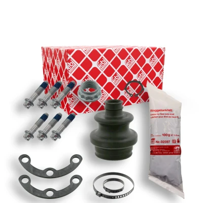 Billede af FEBI BILSTEIN 24828 Drivakselmanchet bagaksel, gearkasse monteret Gummi MERCEDES BENZ: W124 Stationcar, Sedan