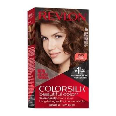 Billede af Revlon ColorSilk Beautiful Color 46 Medium Golden Chestnut Brown