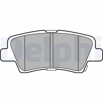 Billede af DELPHI LP3309 Bremseklodser med akustisk advarsel for slid anti knirke plade uden tilbehør HYUNDAI: Tucson, Ioniq, KIA: Sportage IV
