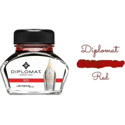 Billede af Diplomat Blækflaske 30 ML Red