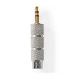 Billede af Stereo Audio Adapter 3.5 mm Hanstik 6.35 Hunstik Guldplateret Lige Metal Guld / 1 stk. Cover Window Box