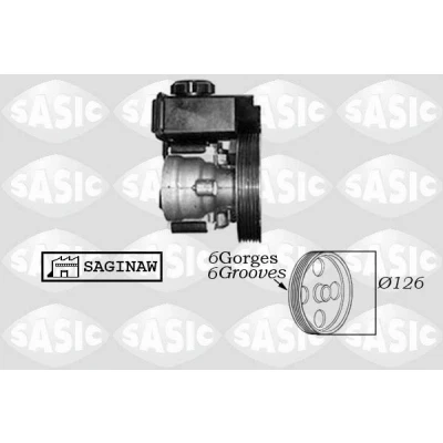 Billede af SASIC 7070009 Hydraulikpumpe Hydraulisk 126 PEUGEOT: 206 Hatchback, SW