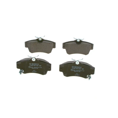 Billede af BOSCH 0 986 494 029 Bremseklodser Low Metallic med indbygget slidsensor anti knirke plade, monteringsvejledning