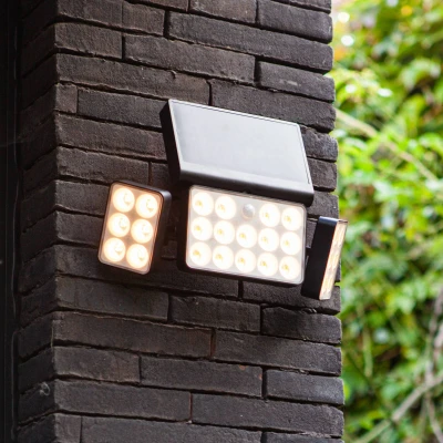 Billede af Tuda udendørs LED væglampe, solcelle, 32,1 cm