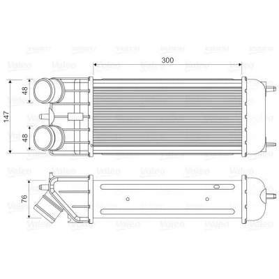 Billede af VALEO 818663 Intercooler uden EGR ventil