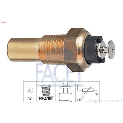 Billede af FACET 7.3005 Kølevæsketemperatur Sensor Made in Italy OE Equivalent OPEL: Calibra A, Omega A Sedan, Caravan, SAAB: 9 5 Stationcar