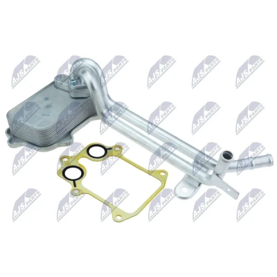 Billede af NTY CCL AU 008 Olieradiator VOLKSWAGEN: Polo V Hatchback, Touran I, Golf Plus / Crossgolf, SEAT: Ibiza 4 ST, Leon II