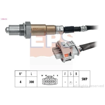 Billede af FACET 10.8214 Lambdasonde Made in Italy OE Equivalent opvarmet, pladesonde, Gevind, forsmurt OPEL: Vectra C Sedan, Zafira A, CC
