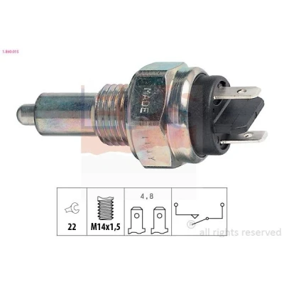 Billede af EPS 1.860.015 Kontakt, baklygte Made in Italy OE Equivalent RENAULT: Super 5 Hatchback, PEUGEOT: 309 II Hatchback