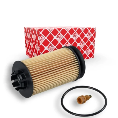 Billede af FEBI BILSTEIN 108861 Oliefilter med add on materiale, pakning Filterindsats VOLKSWAGEN: Touareg I, MERCEDES BENZ: E klasse Sedan, SUZUKI: IGNIS 2