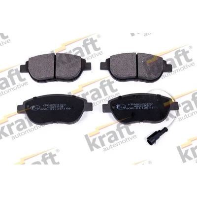 Billede af KRAFT 6003322 Bremseklodser foraksel Inkl. slidadvarselskontakt FIAT: Grande Punto Hatchback, Evo BRAVO 2