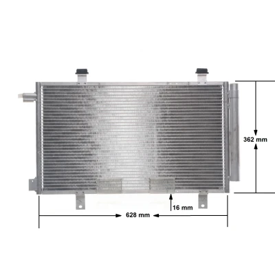 Billede af MAHLE ORIGINAL AC 556 000S Kondensator med tørrer 16 10,15 588 SUZUKI: SWIFT 3, SX4 I Hatchback, Sedan