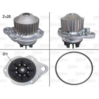 Billede af VALEO 506643 Vandpumpe med pakninger låg CITROËN: XM II Hatchback, PEUGEOT: 406 Sedan