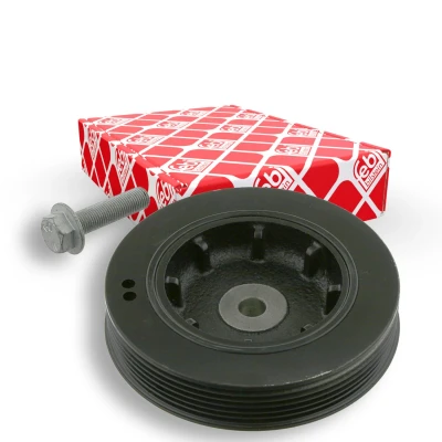 Billede af febi BILSTEIN 33701 Remskive Krumtapaksel 6PK 136 5 med skrue Plus RENAULT: MEGANE 1