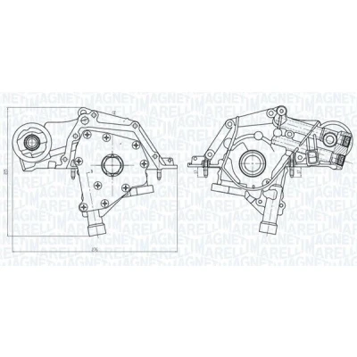 Billede af Oliepumpe MAGNETI MARELLI 351516000083