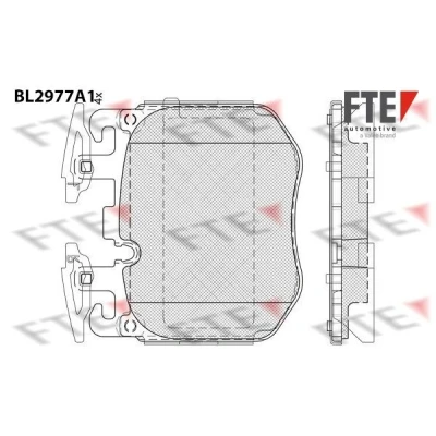 Billede af FTE 9011223 Bremseklodser foraksel BMW: 5 Sedan, Touring, 7
