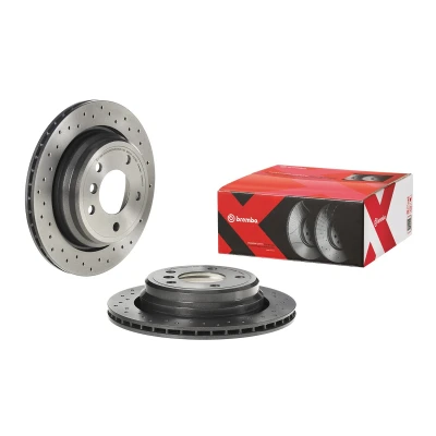Billede af BREMBO 09.6841.1X Bremseskiver 298 20 5 perforeret/indv. ventileret coatet højkarboniseret med skruer BMW: Touring, Sedan