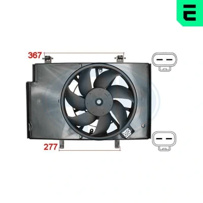 Billede af ERA 352069 Køleventilator 12 230 FORD: FIESTA 6