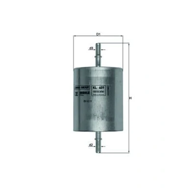 Billede af MAHLE ORIGINAL KL 409 Brændstoffilter Ledningsfilter 8 7,9 FORD: MONDEO 3 Kombi, Transit Mk6 Van,
