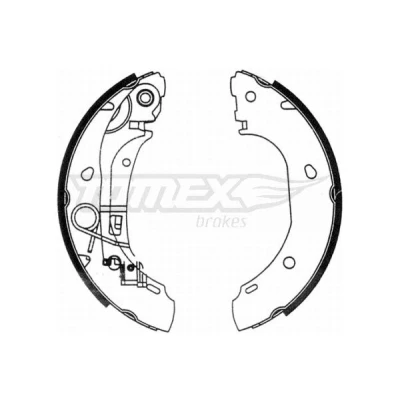 Billede af TOMEX brakes TX 21 31 Bremsebakker bagaksel 254 57 FIAT: Ducato II Ladvogn/Chassis, Bus, CITROËN: Jumper I Van