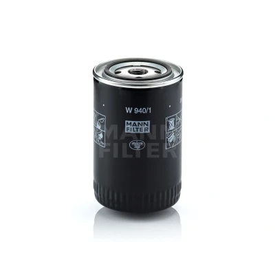 Billede af MANN filter W 940/1 Oliefilter 3/4 16 UNF med en returløbs stop ventil Påskruet FORD USA: Explorer Mk2, Mk1, FERRARI: Dino GT4