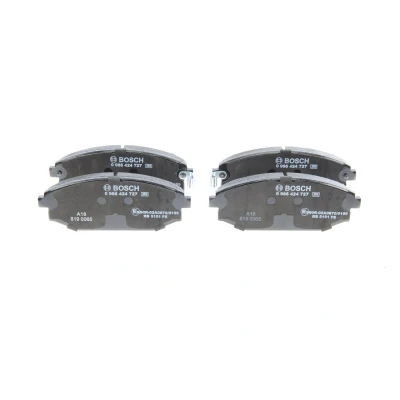 Billede af BOSCH 0 986 424 727 Bremseklodser Low Metallic med akustisk advarsel for slid anti knirke plade HYUNDAI: SONATA 4