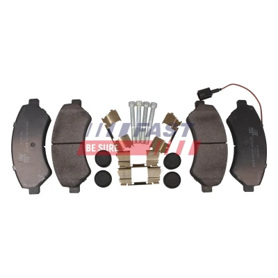 Billede af FAST FT29152 Bremseklodser foraksel med indbygget slidsensor FIAT: Ducato III Ladvogn / Chassis, Bus, Van, PEUGEOT: Boxer Van