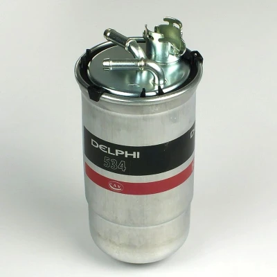 Billede af DELPHI HDF534 Brændstoffilter Ledningsfilter, Filterindsats VOLKSWAGEN: Polo IV Hatchback, Sedan, SKODA: Fabia 1 Combi, I Hatchback