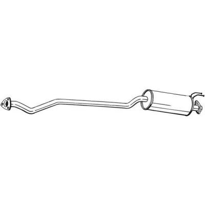Billede af BOSAL 287 441 Midterste Lyddæmper HONDA: CIVIC 7 Hatchback