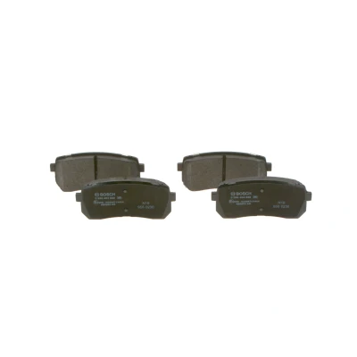 Billede af BOSCH 0 986 494 828 Bremseklodser Low Metallic med indbygget slid advarselskontakt, akustisk advarsel for anti knirke plade