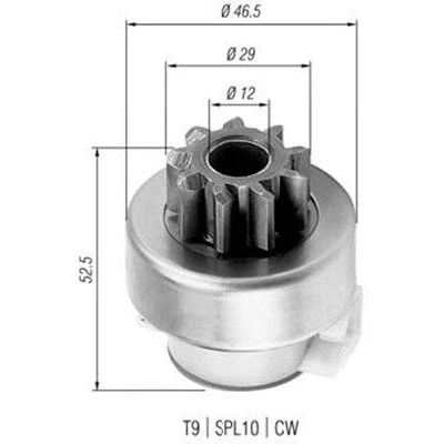 Billede af Spidshjul, starter MAGNETI MARELLI 940113020325