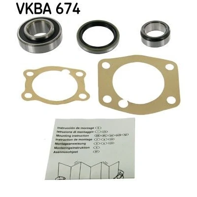 Billede af SKF VKBA 674 Hjullejesæt med pakdåse 62 TOYOTA: Celica I Coupe, Corolla IV Sedan, DAIHATSU: Charmant